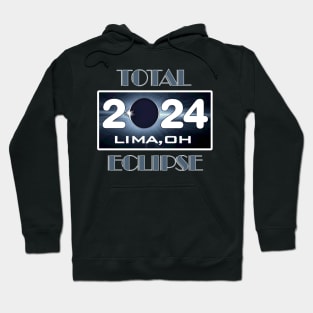 Eclipse Lima OH Total Solar Eclipse April 2024 Totality Hoodie